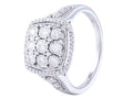 Diamond Ring - 14 KT White Gold
