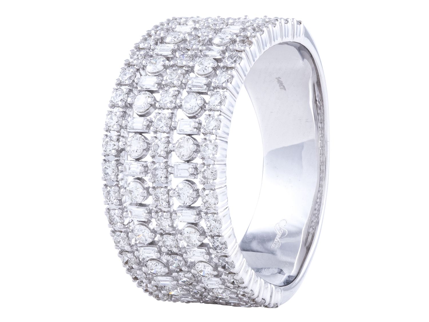 Diamond Ring - 14 KT White Gold
