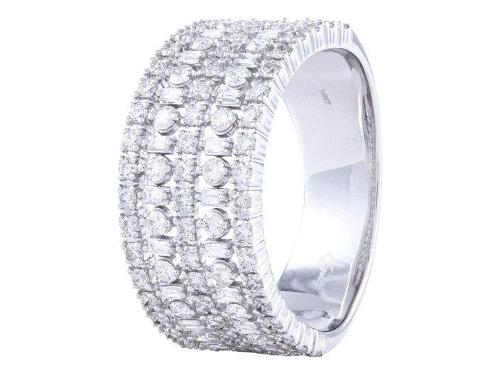Diamond Ring - 14 KT White Gold