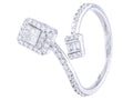 Diamond Ring - 14 KT White Gold