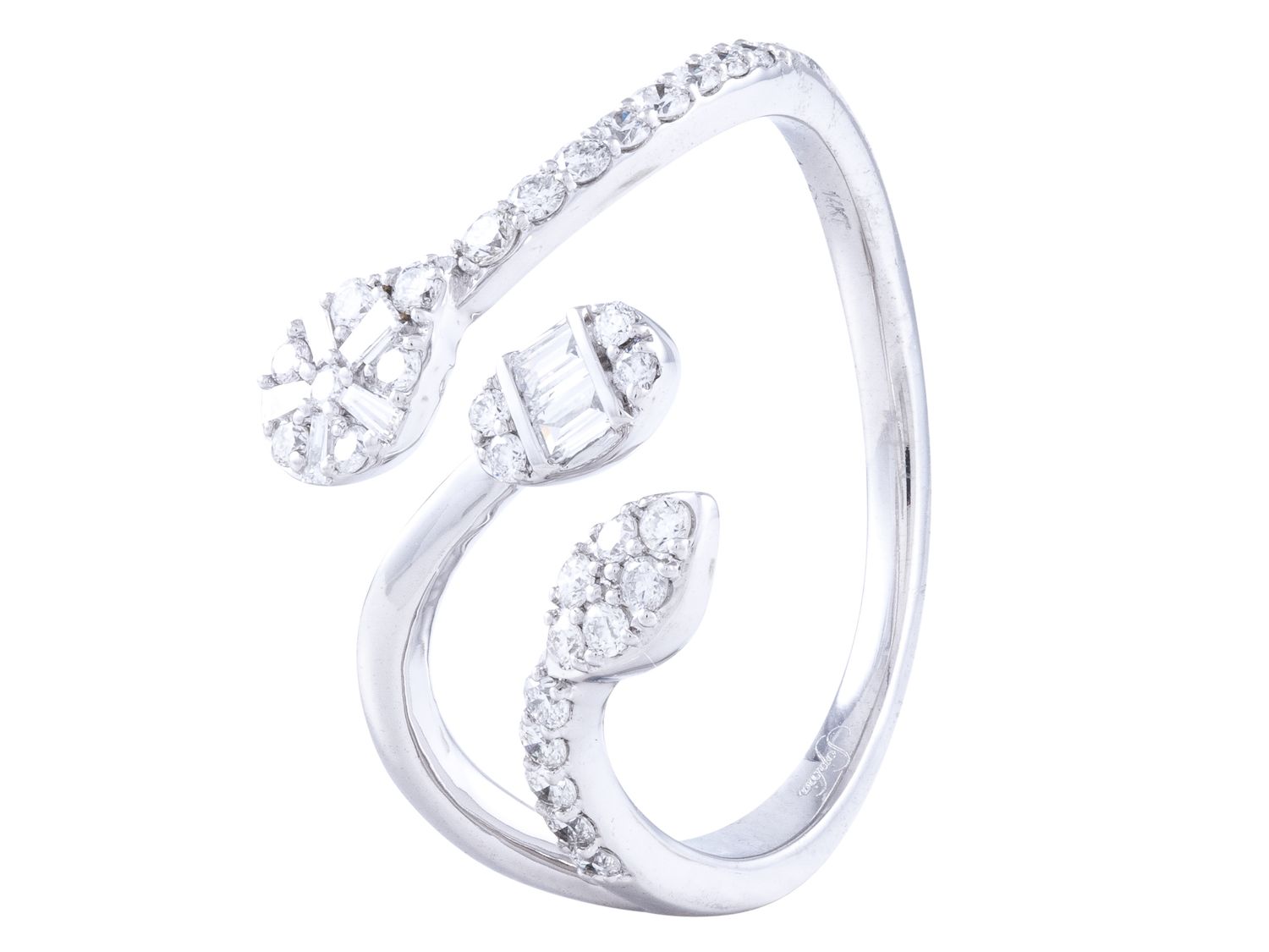 Diamond Ring - 14 KT White Gold