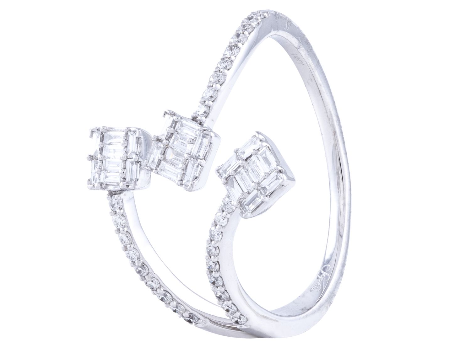Diamond Ring - 14 KT White Gold