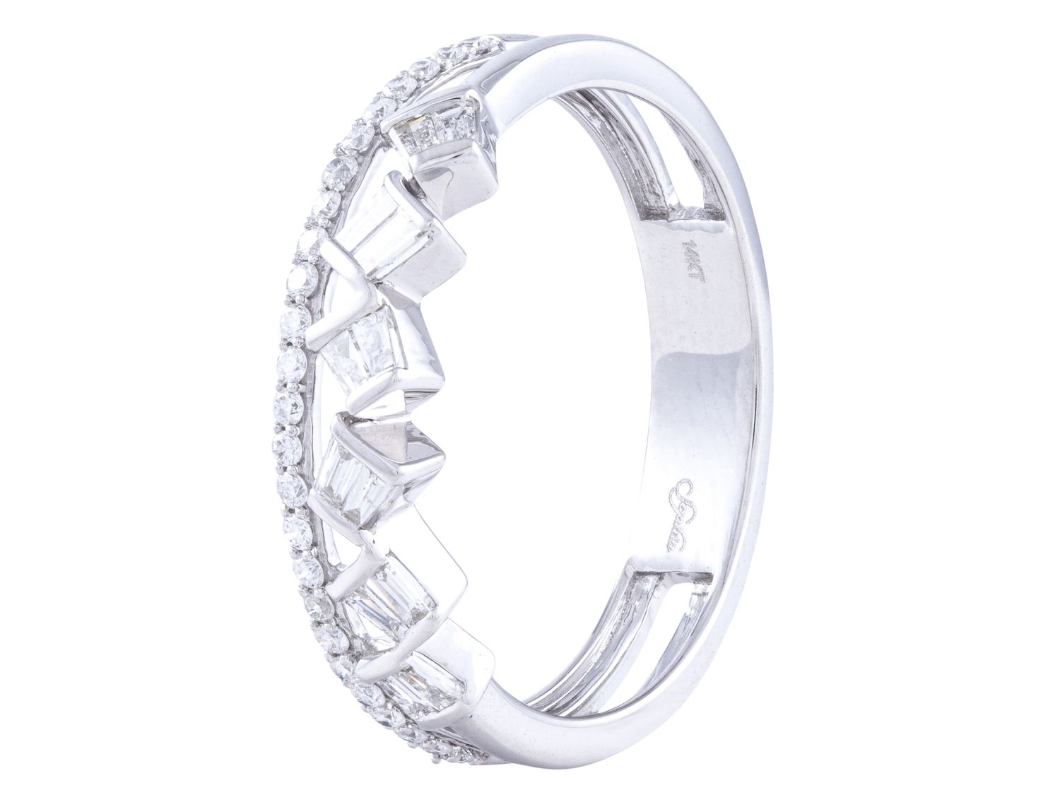 Diamond Ring - 14 KT White Gold