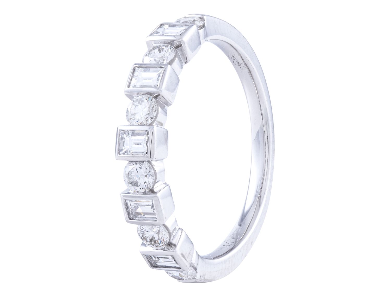 Diamond Ring - 14 KT White Gold
