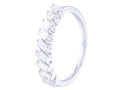 Diamond Band - 14 KT White Gold