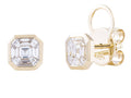 Diamond Earrings - 14 KT Yellow Gold