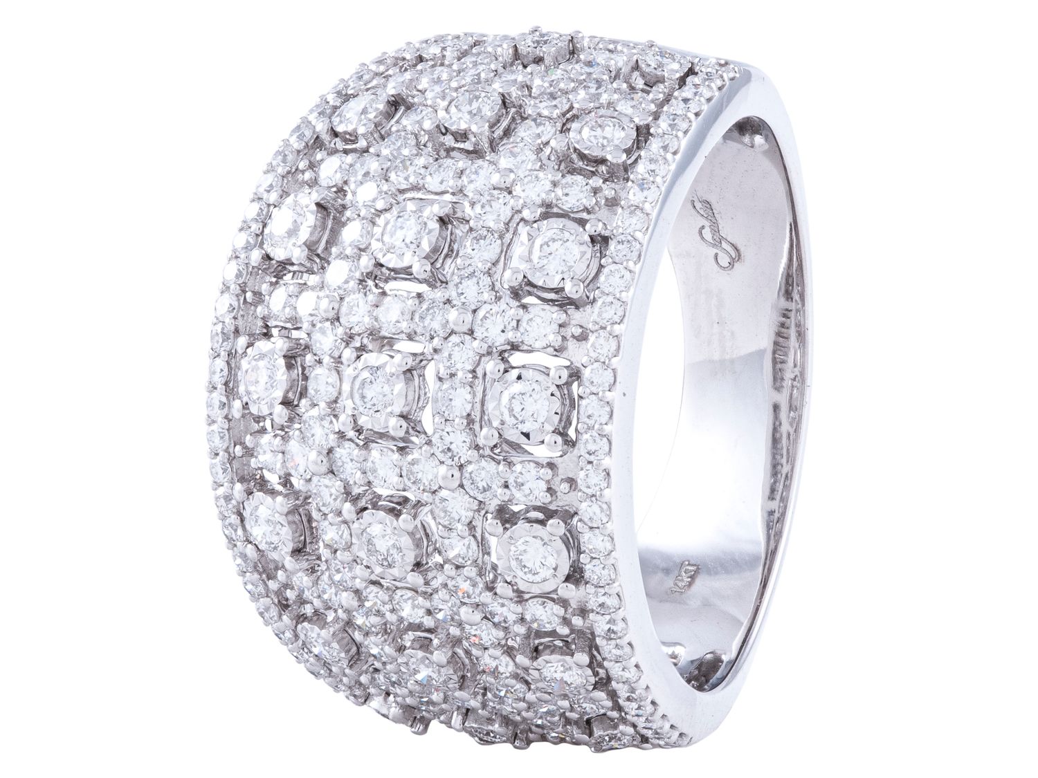Diamond Ring - 14 KT White Gold