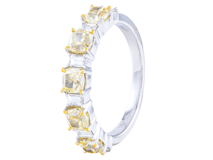 Diamond Band - 14 KT White Gold