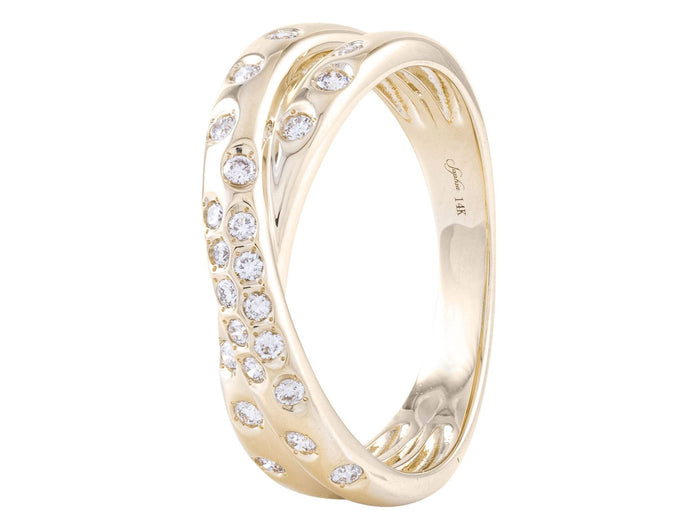 Diamond Ring - 14 KT Yellow Gold