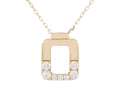 Diamond Necklace - 14 KT Yellow Gold