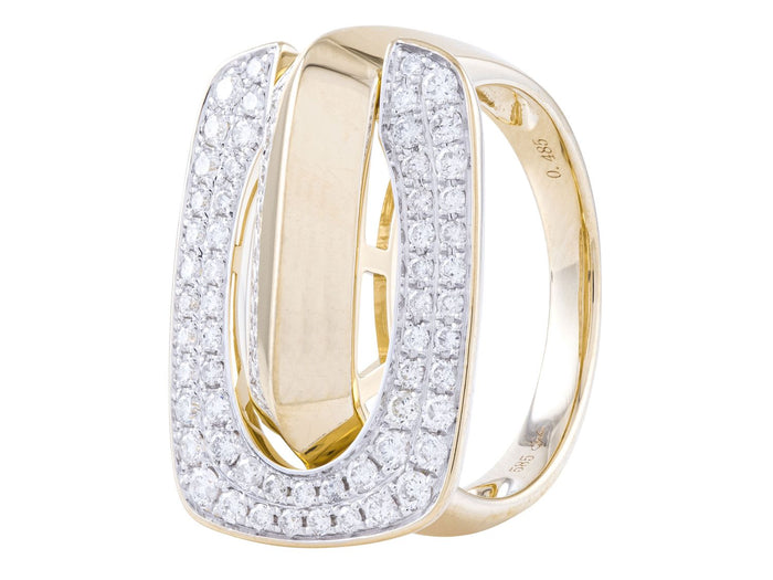 Diamond Ring - 14 KT Yellow Gold
