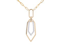 Diamond Necklace - 14 KT Yellow Gold