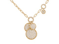 Diamond Necklace - 14 KT Yellow Gold