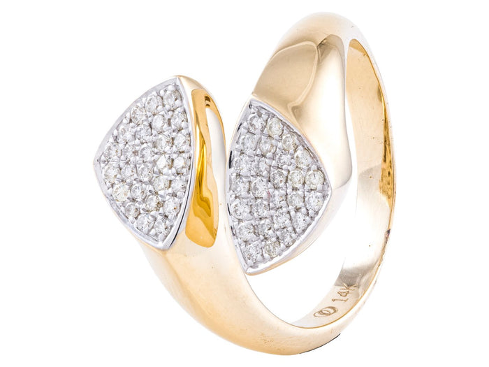 Diamond Ring - 14 KT Yellow Gold
