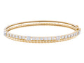 Diamond Bangle - 14 KT Yellow Gold