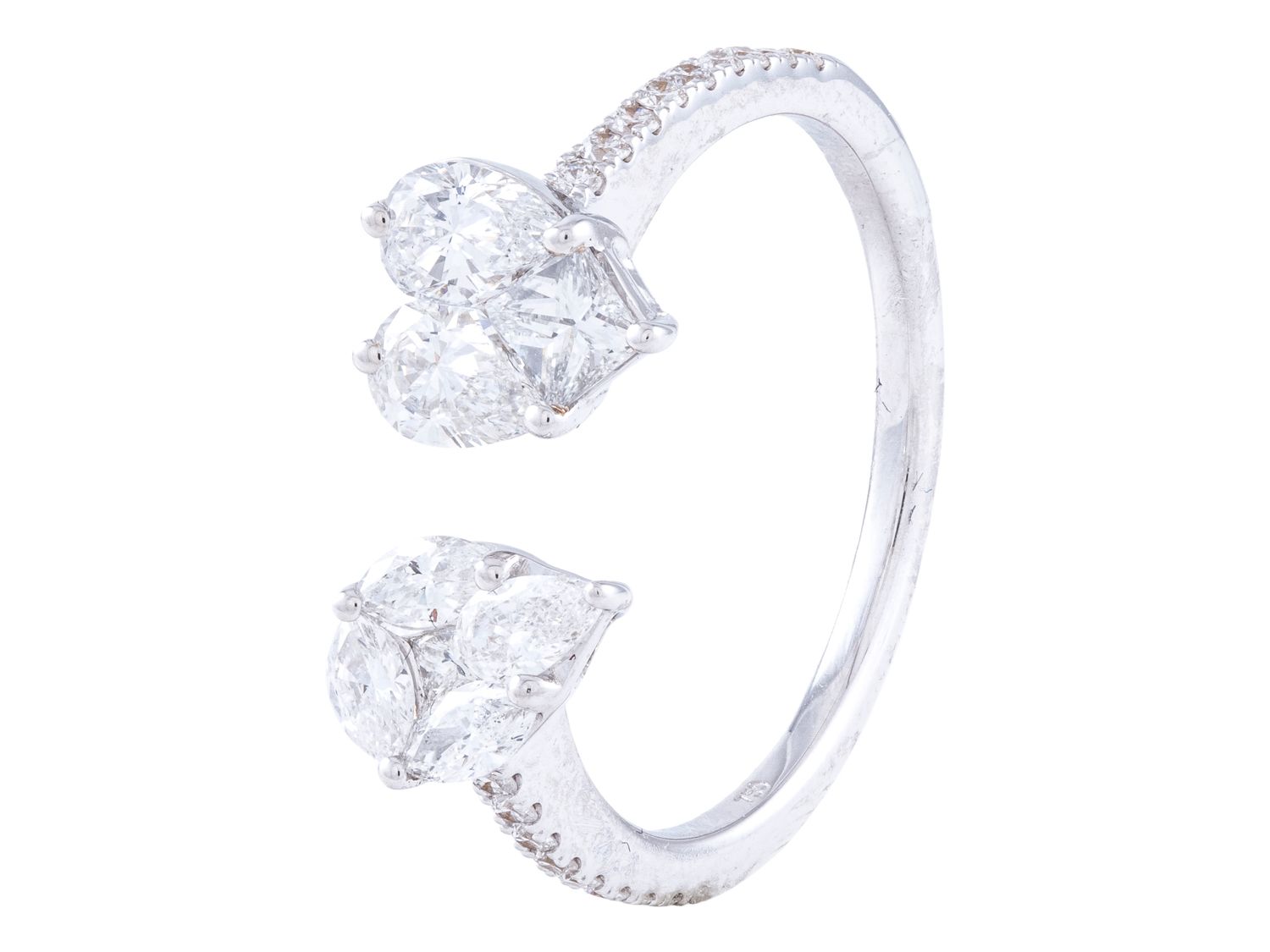 Diamond Ring - 18 KT White Gold
