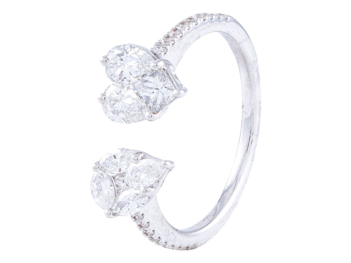 Diamond Ring - 18 KT White Gold