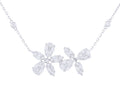 Diamond Necklace - 18 KT White Gold