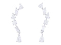 Diamond Earrings - 18 KT White Gold