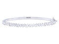 Diamond Bangle - 18 KT White Gold