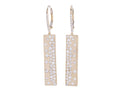 Diamond Earrings - 14 KT Yellow Gold