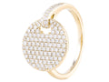 Diamond Ring - 14 KT Yellow Gold