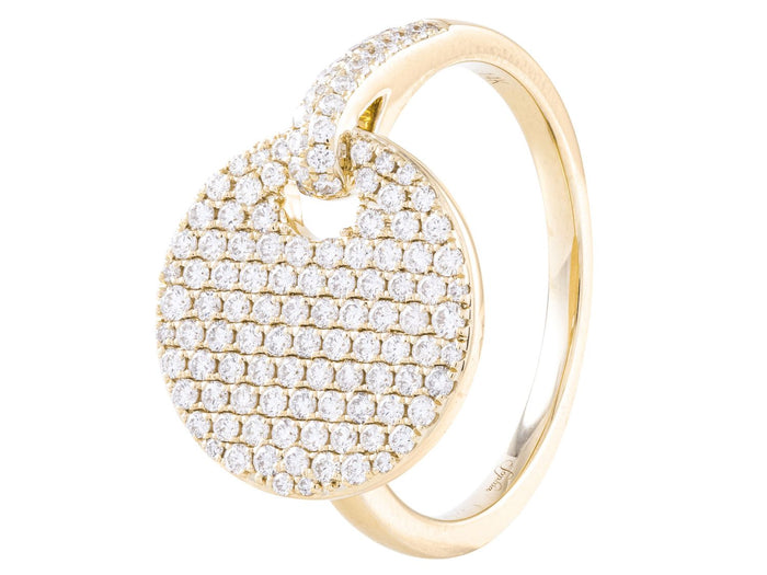 Diamond Ring - 14 KT Yellow Gold