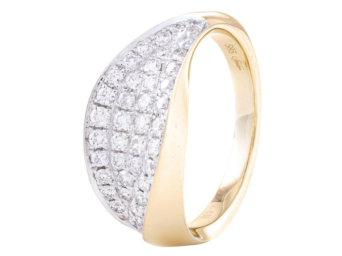 Diamond Ring - 14 KT White Gold