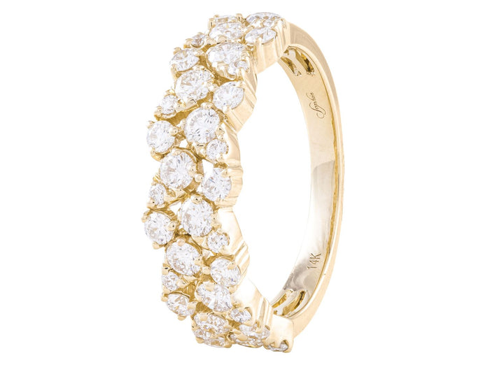 Diamond Ring - 14 KT Yellow Gold