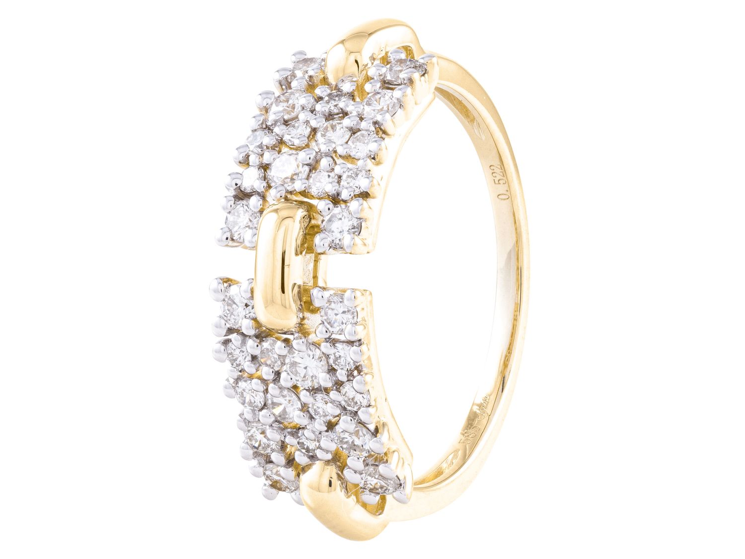 Diamond Ring - 14 KT Yellow Gold
