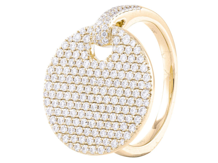 Diamond Ring - 14 KT Yellow Gold