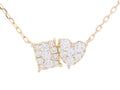 Diamond Necklace - 14 KT Yellow Gold