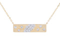 Diamond Necklace - 14 KT Yellow Gold
