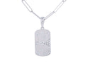 Diamond Necklace - 14 KT White Gold