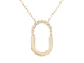 Diamond Necklace - 14 KT Yellow Gold