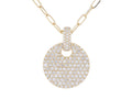 Diamond Necklace - 14 KT Yellow Gold
