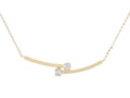 Diamond Necklace - 14 KT Yellow Gold