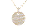 Diamond Necklace - 14 KT Yellow Gold