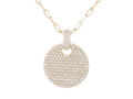 Diamond Necklace - 14 KT Yellow Gold