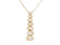 Diamond Necklace - 14 KT Yellow Gold