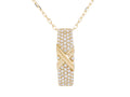 Diamond Necklace - 14 KT Yellow Gold