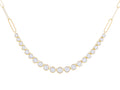 Diamond Necklace - 14 KT Yellow Gold