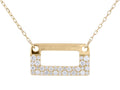Diamond Necklace - 14 KT Yellow Gold