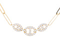 Diamond Necklace - 14 KT Yellow Gold