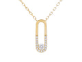 Diamond Necklace - 14 KT Yellow Gold