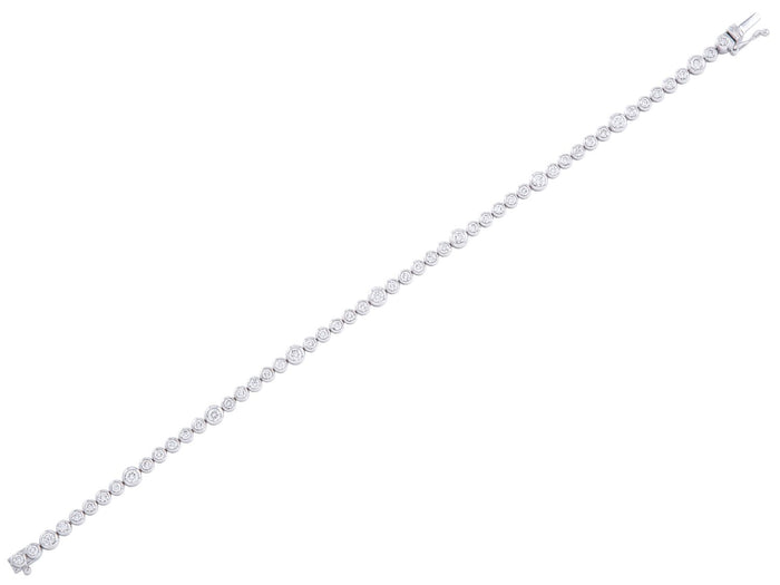 Diamond Bracelet - 14 KT White Gold