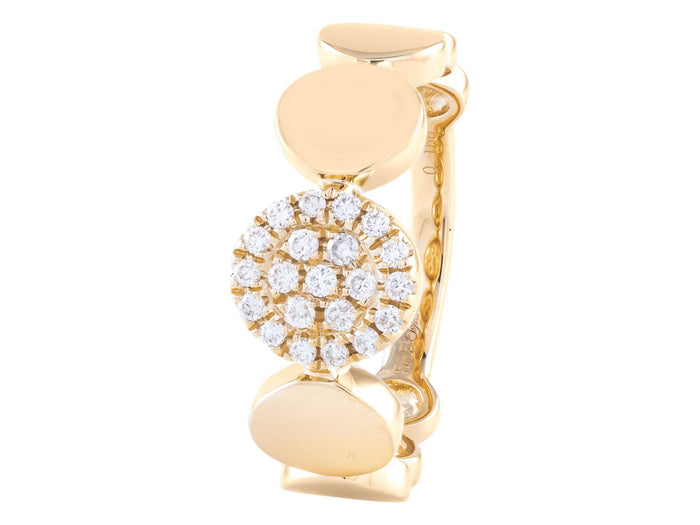 Diamond Ring - 14 KT Yellow Gold