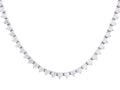 Diamond Necklace - 18 KT White Gold