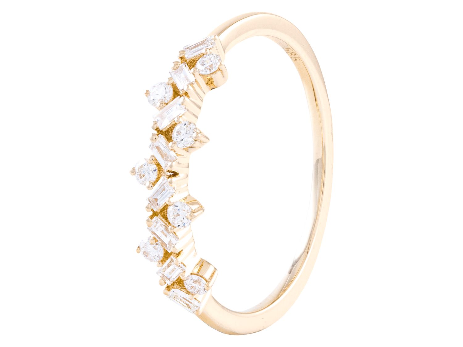 Diamond Ring - 14 KT Yellow Gold
