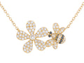 Diamond Necklace - 18 KT Yellow Gold